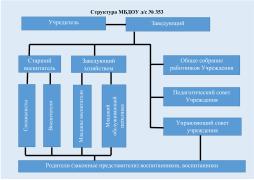 Структура управления МБДОУ д/с № 353